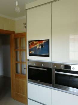 11 ideas geniales para poner la TV en la cocina