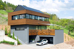 Massivholz und Beton: Traumkombi für's Haus