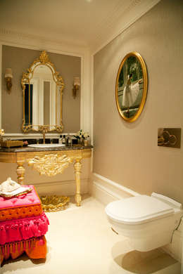 Kerim Çarmıklı İç Mimarlık – Çubukluvadi Evi : modern tarz Banyo