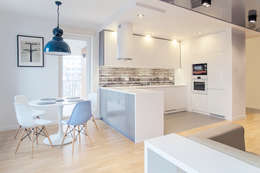 Cocinas de estilo escandinavo de DK architektura wnętrz