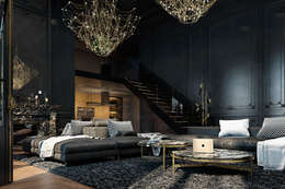 Salas de estilo ecléctico por Diff.Studio