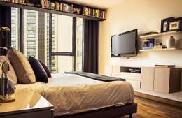 15 Wege, den Fernseher ins Schlafzimmer zu integrieren