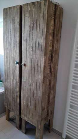 bagno in stile in stile rustico di back2wood