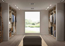 Vestidores y closets de estilo moderno por Centimetre.com