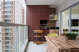 Hiên, sân thượng by Amanda Pinheiro Design de interiores