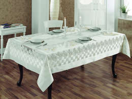 Evlen Home Collection – EVLEN HASIR MASA TAKIMI: klasik tarz tarz Yemek Odası