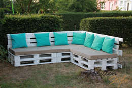 45 idee fai da te con i pallet Mobili da giardino con pallet