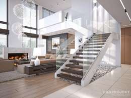 Salas de estilo moderno por LK&Projekt GmbH