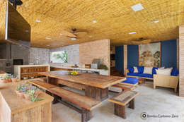 rustic Kitchen by BAMBU CARBONO ZERO