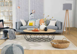 scandinavian Living room by Homemate GmbH