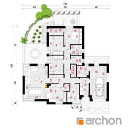 Una casa prefabbricata da favola Pianta della casa