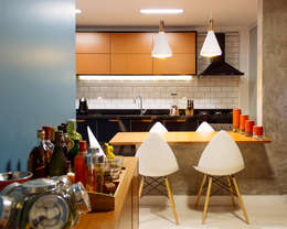 Apartamento LuPaBePe: Salas de jantar industriais por 285 arquitetura e urbanismo