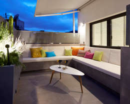 Hiên, sân thượng by Molins Interiors