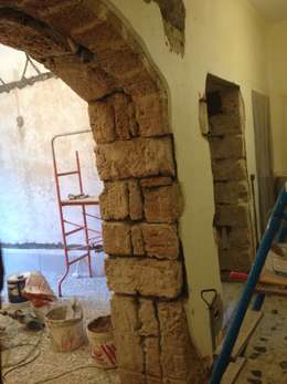 Come aprire un arco nella parete Archi interni rivestiti in pietra
