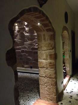 Come aprire un arco nella parete Archi interni rivestiti in pietra