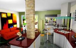 Cocinas abiertas a la sala y comedor: 6 diseños muy ingeniosos