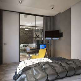 17 ideas para colocar la TV en la recámara