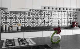 Detalhe do Revestimento: Cozinhas minimalistas por 8|Haus