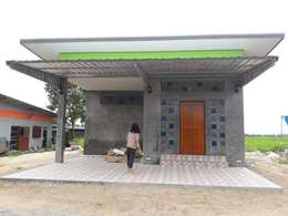 Rumah Satu Lantai Berdinding Semen Indah dan Hemat Biaya