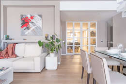 Sesión de fotos para la diseñadora de interior Cristina Salafranca: Salones de estilo moderno de Luzestudio Fotografía