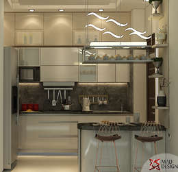 : minimalistic Kitchen by MAD DESIGN