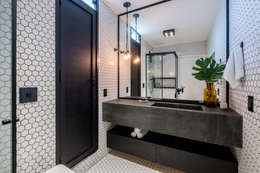 COBERTURA ANAPURUS: Banheiros modernos por Macro Arquitetos