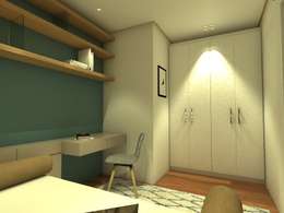 Dormitório : Quartos  por TREVISO Studio Arquitetura e Interiores