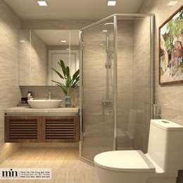 Vinhomes Golden River Apart:  Phòng tắm by Min Decor