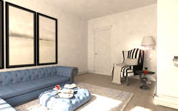 50GR Mimarlık – Toskana_villa: klasik tarz tarz Oturma Odası