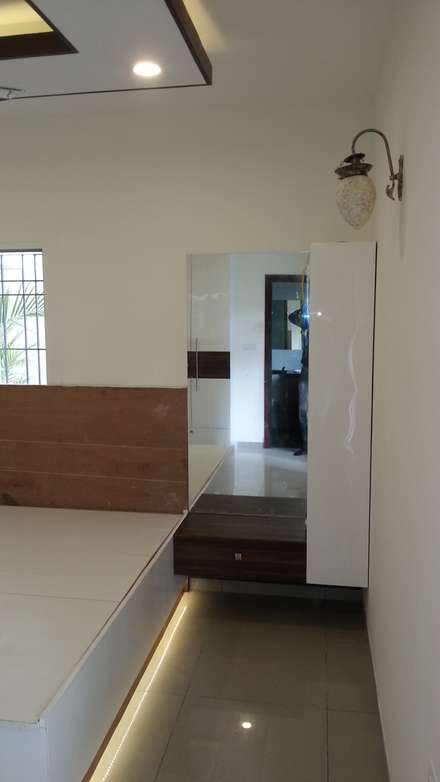 Bed Room Design Ideas Part - 46: Mr. And Mrs. Raghu House At Shoba Forest View : Classic Bedroom By Blue