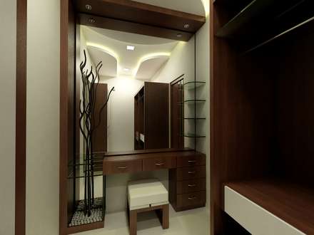 Dressing room design ideas, inspiration & images | homify  Mr.Javed: asian Dressing room by Shadab Anwari & Associates.