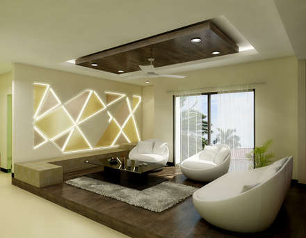 greater kailash residence modern living room by the brick studio - Living Room Interior Design Ideas greater kailash residence modern living room by the brick studio - Living Room Interior Design Ideas