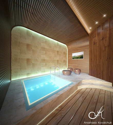 Home spa design ideas, inspiration & pictures | homify  Spa: modern Spa by Design studio by Anastasia Kovalchuk