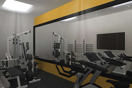 Ruang fitness ide desain inspirasi gambar homify Ruang fitness ide desain inspirasi gambar homify