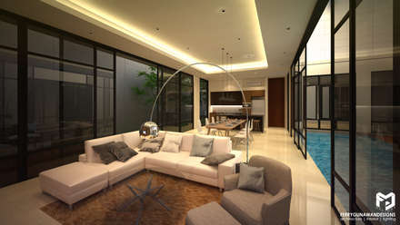 Ruang keluarga: ide desain, inspirasi & gambar  homify