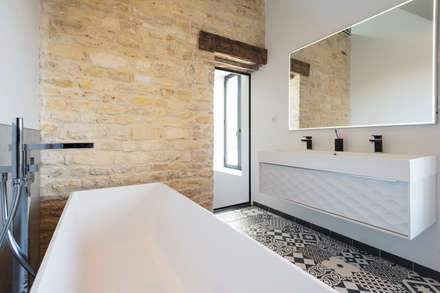projet abb alix salle de bain de style de style moderne par eline sango architecture - Salle De Bain Images projet abb alix salle de bain de style de style moderne par eline sango architecture - Salle De Bain Images