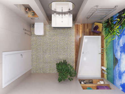 Дизайн ванной комнаты 2 м