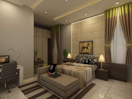 Bedroom country bedroom by regalias india interiors infrastructure Bedroom country bedroom by regalias india interiors infrastructure
