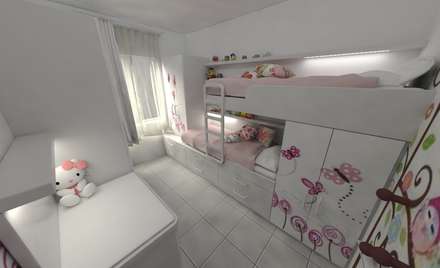 habitacin de de nias dormitorios infantiles de estilo minimalista por aida tropeano asoc - Habitaciones Nias habitacin de de nias dormitorios infantiles de estilo minimalista por aida tropeano asoc - Habitaciones Nias