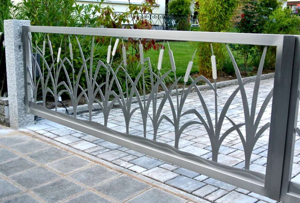 Edelstahl tore.: moderner garten von edelstahl atelier crouse ... Edelstahl tore.: moderner garten von edelstahl atelier crouse ...