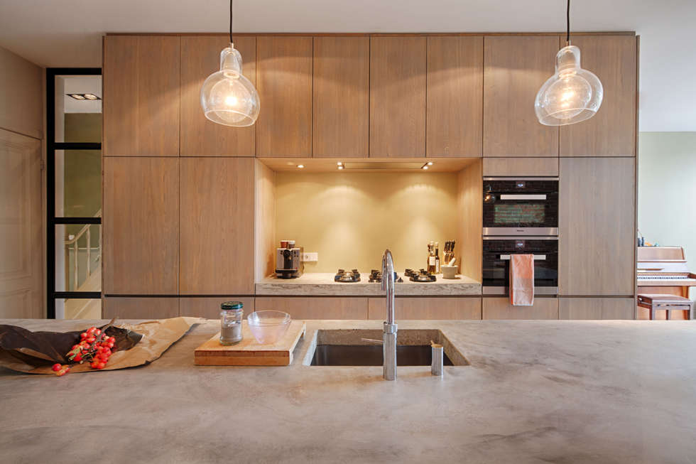 Foto's van een moderne keuken: losse pitten van pitt cooking op ...