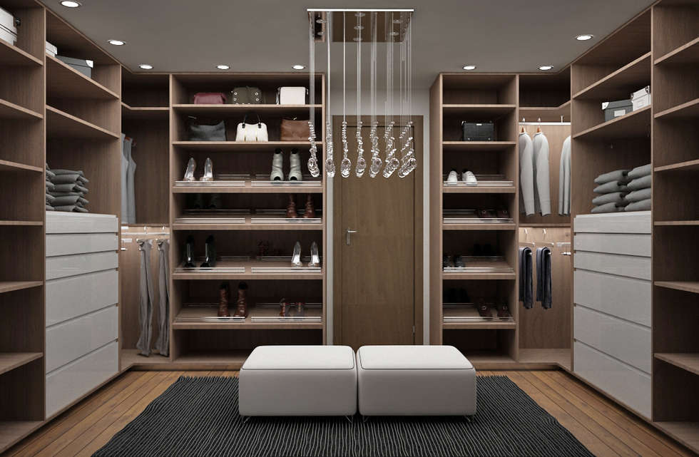 recamara y vestidor moderno vestidores y closets de estilo moderno por citlali villarreal interiorismo - Diseo De Vestidores recamara y vestidor moderno vestidores y closets de estilo moderno por citlali villarreal interiorismo - Diseo De Vestidores