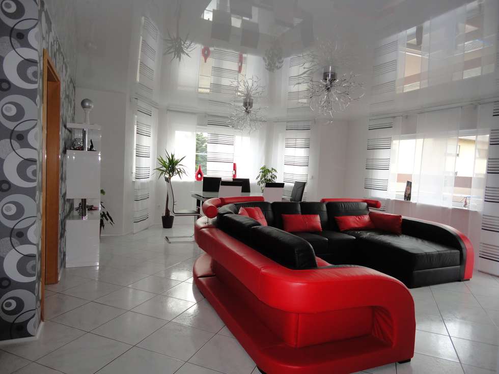 Decken/wand verkleidung: moderne wohnzimmer von decken design | homify Decken/wand verkleidung: moderne wohnzimmer von decken design | homify