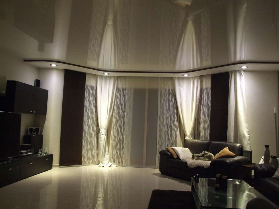 Kombination spanndecke mit gkb konstruktionen : moderne wohnzimmer ... Kombination spanndecke mit gkb konstruktionen : moderne wohnzimmer ...