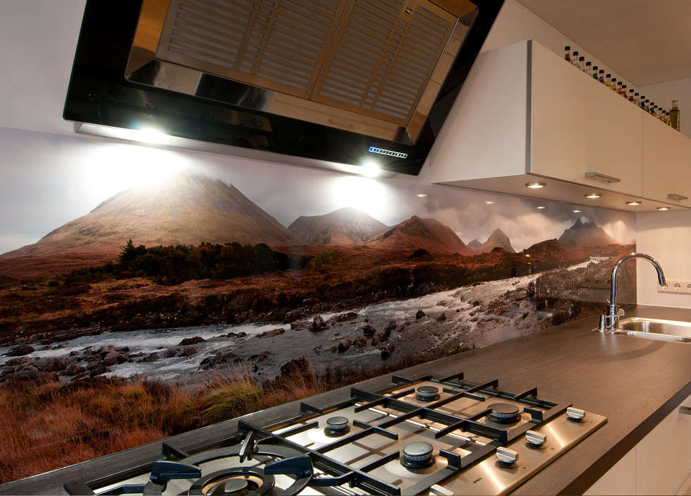 Foto's van een landelijke keuken: 'isle of skye' keuken achterwand ...