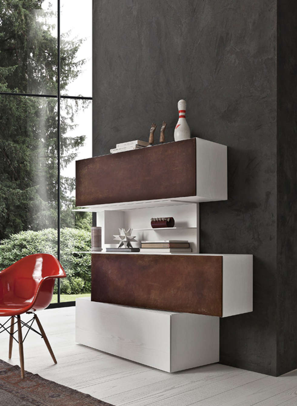 Salas/recibidores de estilo moderno por presotto industrie mobili ... Presotto industrie mobili