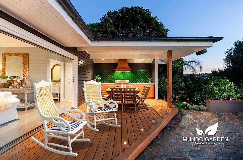 Silla mecedora: livings de estilo clásico por mundo garden | homify