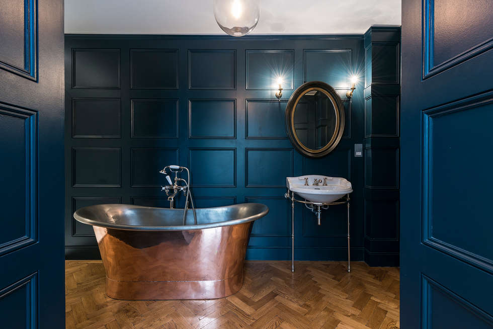 Full renovation on trinity road, london modern bathroom by grand