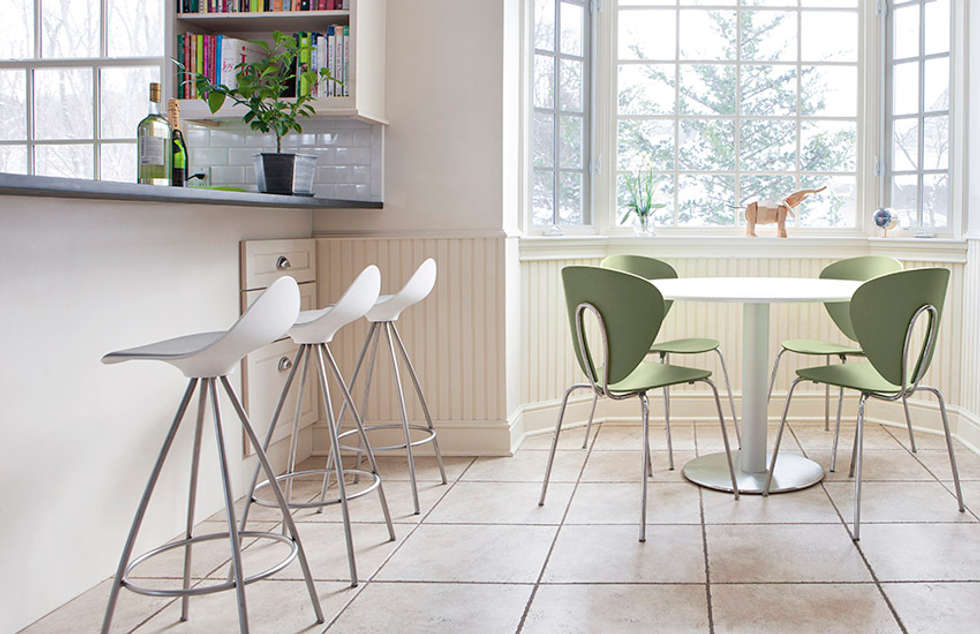 Bancos onda : comedor de estilo por design within reach mexico | homify Bancos onda : comedor de estilo por design within reach mexico | homify