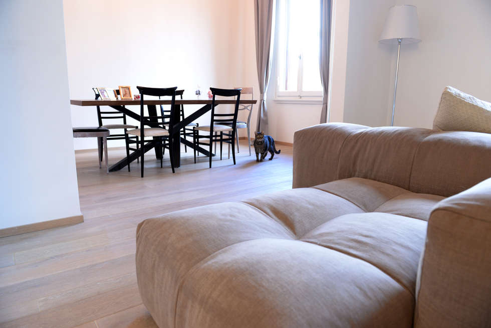 Attico in centro a firenze, parquet rovere art. «pepe bianco ... Centro parquet firenze